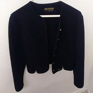 Black size 42 Geiger Jacket/Blazer